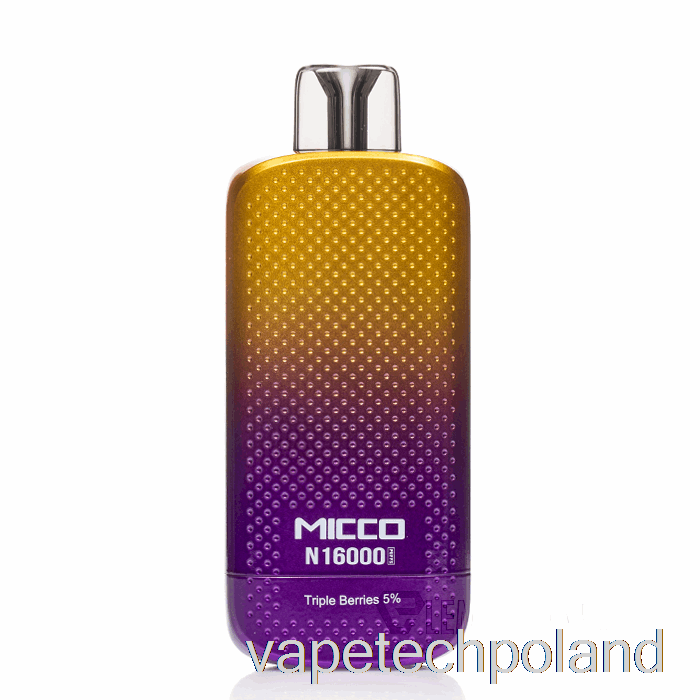 Vape Polska Horizontech Micco N16000 Jednorazowe Potrójne Jagody